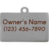 Hello My Name is Pet ID Tag