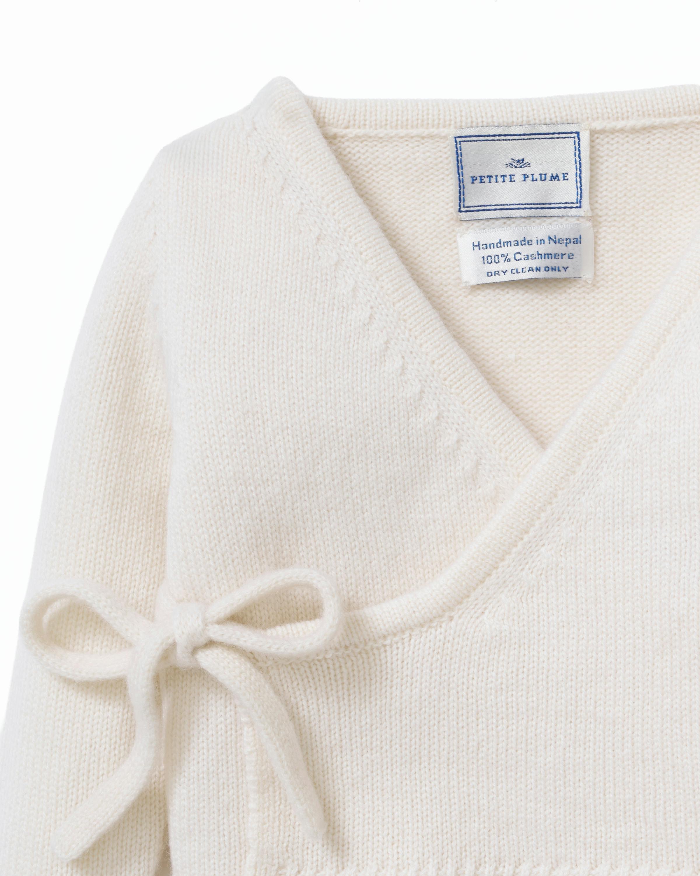 Baby's Cashmere Wrap Set in Ivory