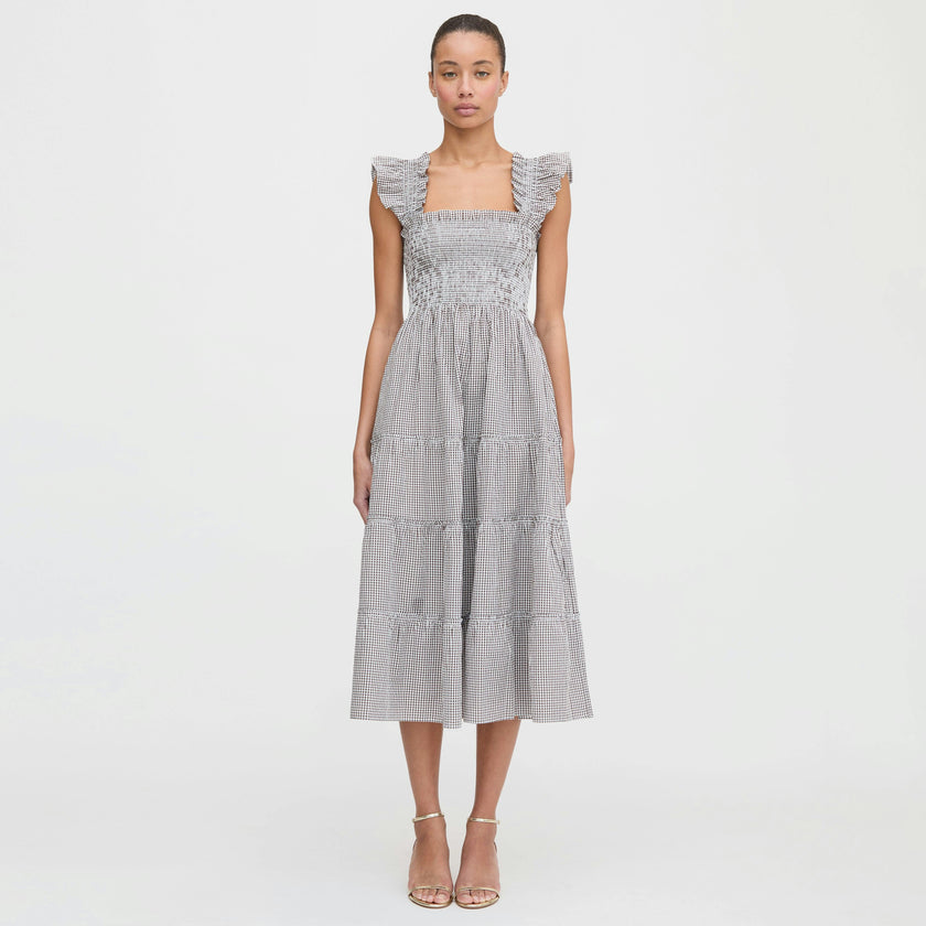 The Ellie Nap Dress - Chocolate Gingham