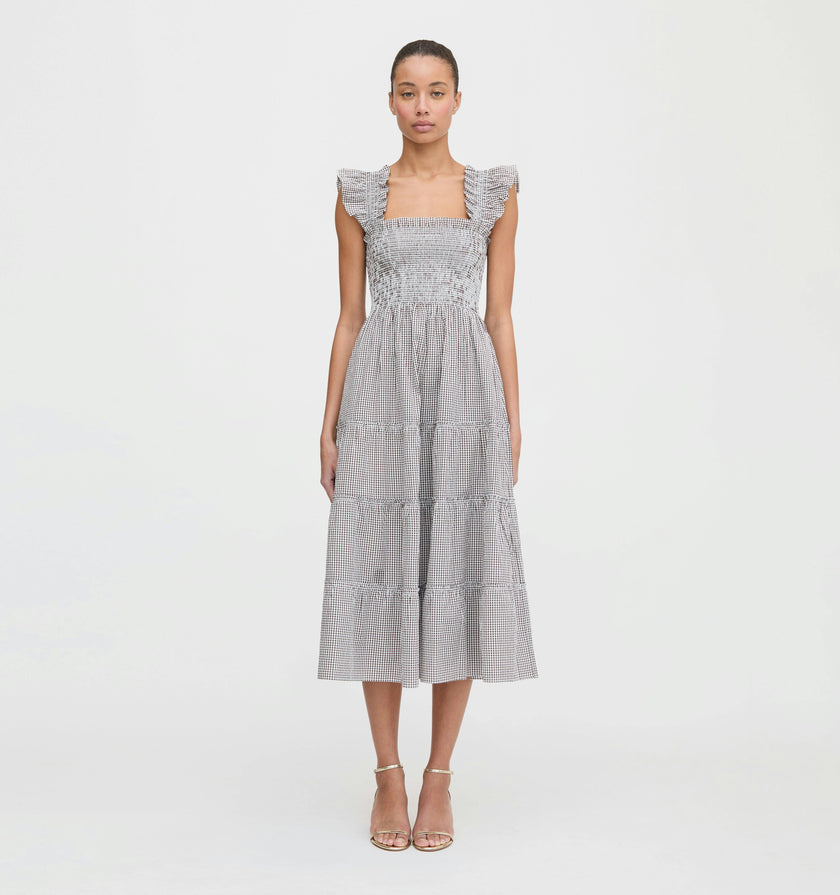 The Ellie Nap Dress - Chocolate Gingham