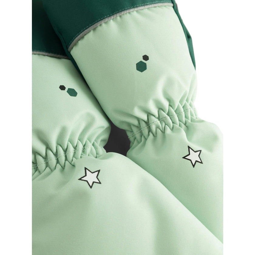 Lilido Monster Elastic Long Cuff Mittens, Green