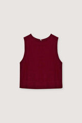 Melissa Woman Top Crimson Wine
