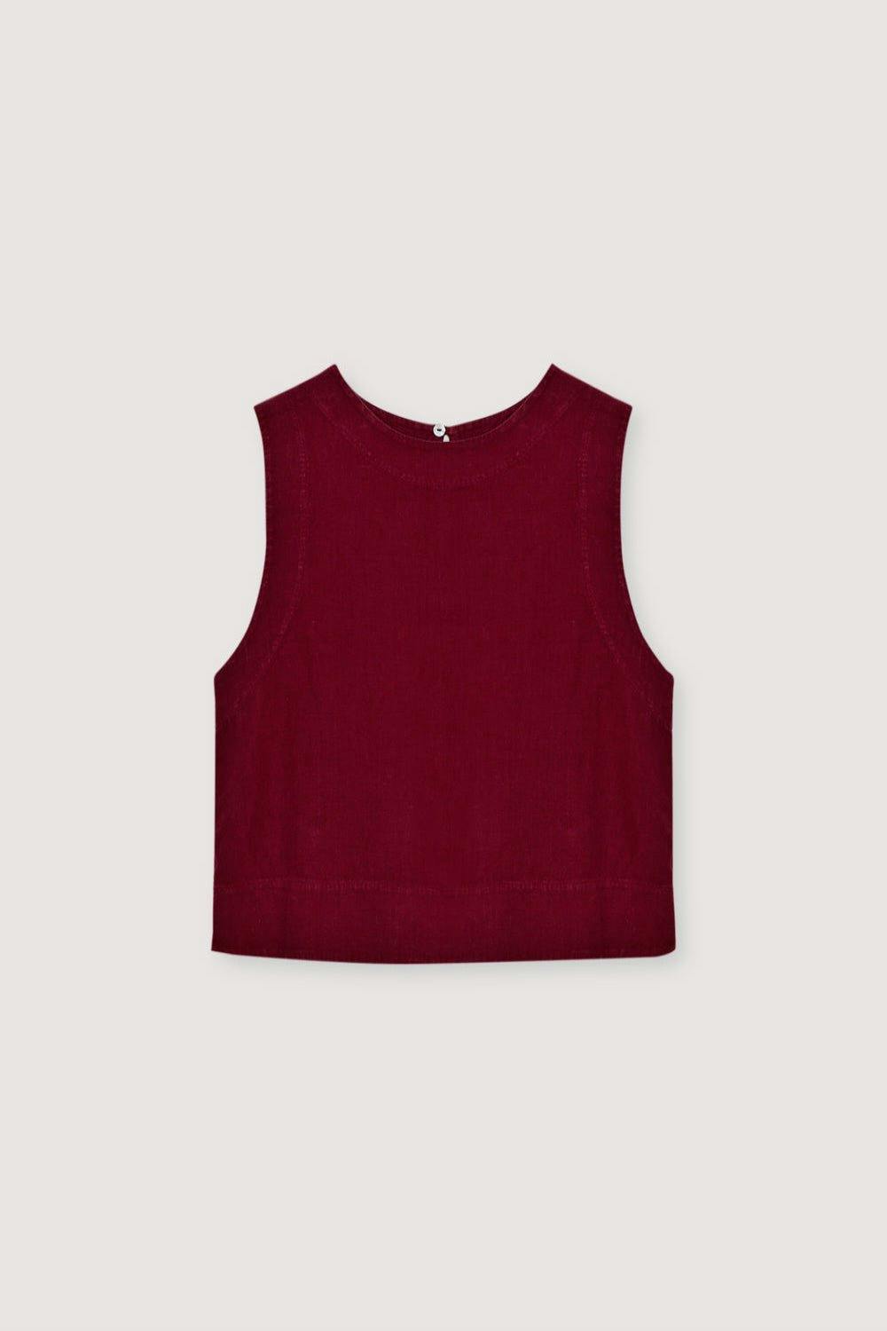 Melissa Woman Top Crimson Wine