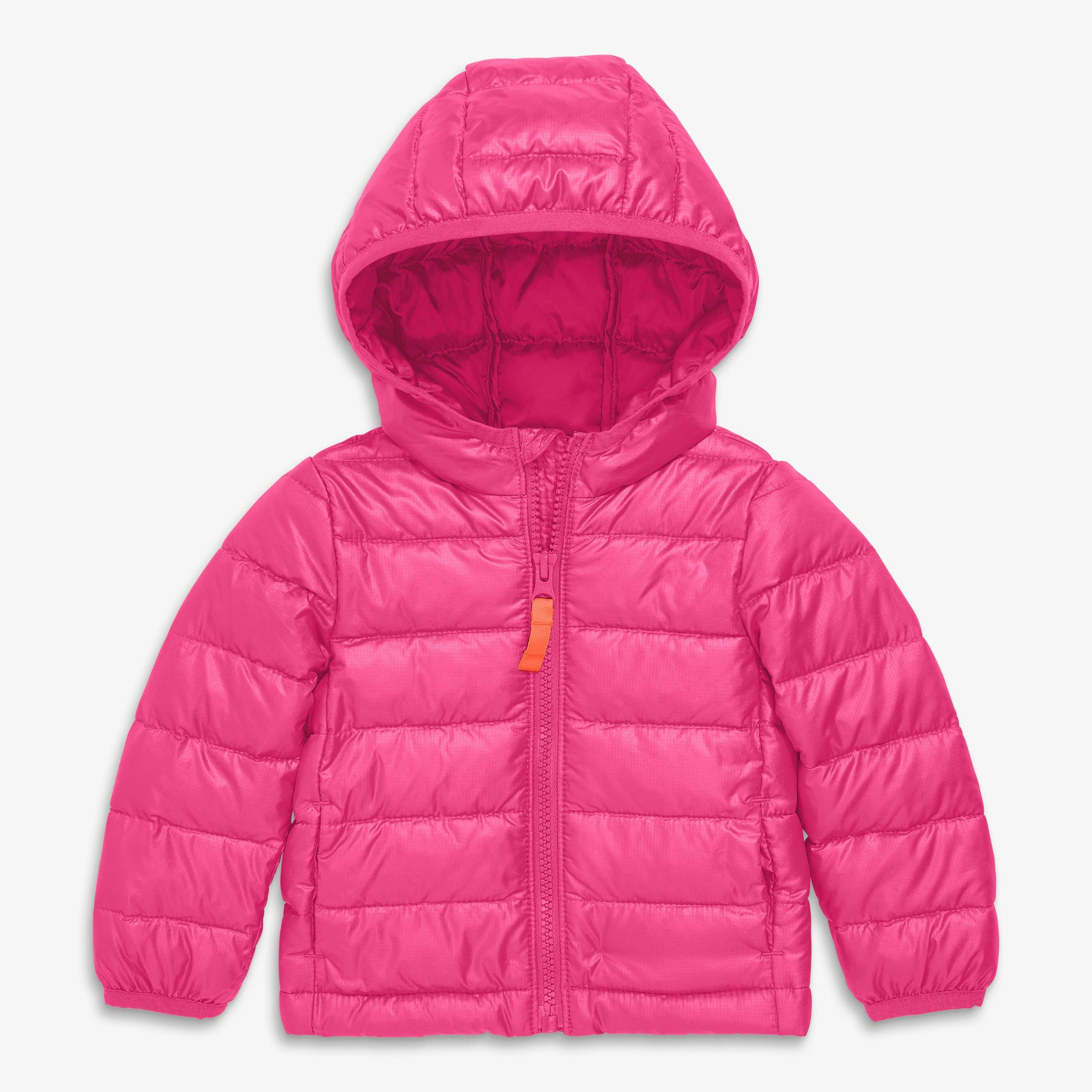 Baby lightweight puffer jacket in solids