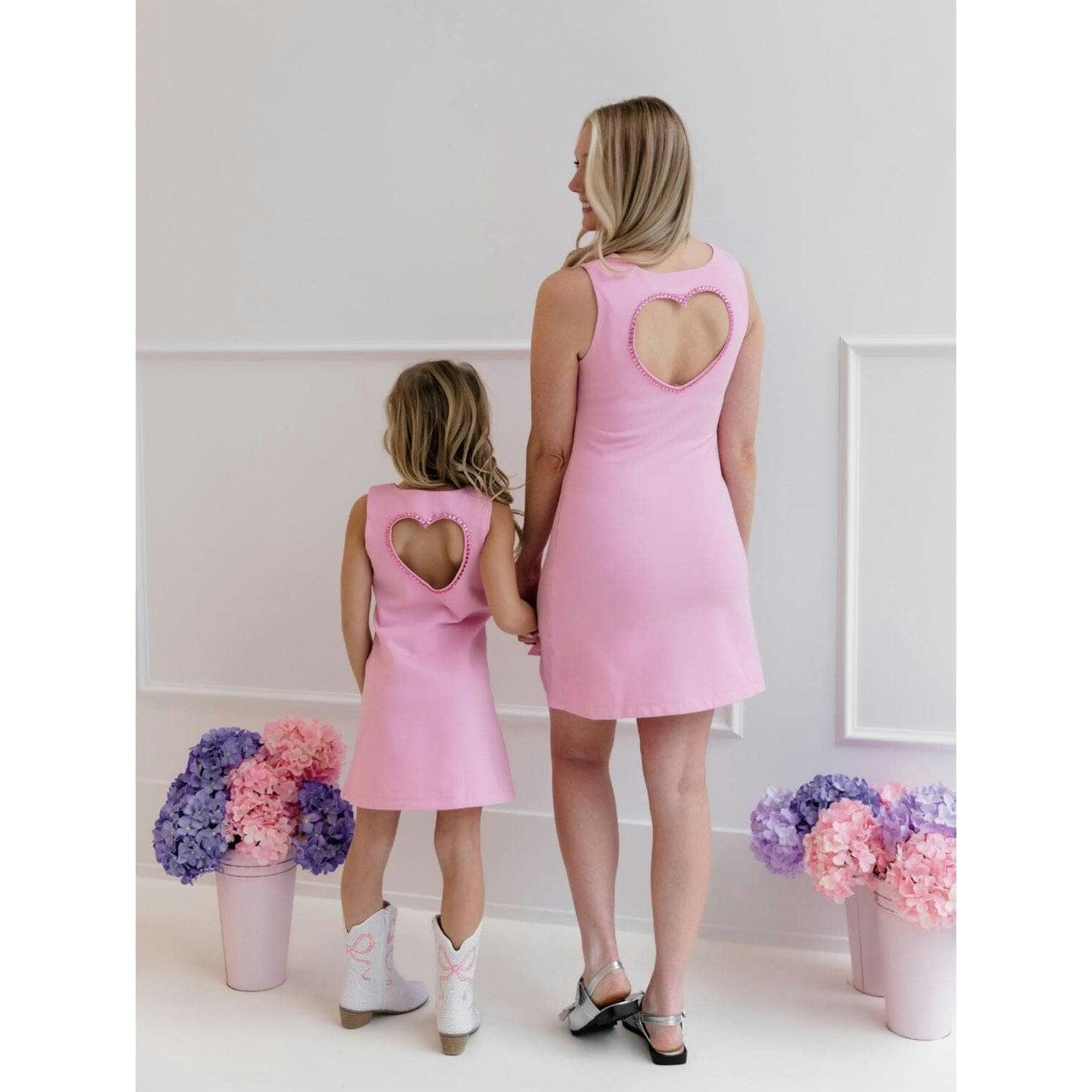 Women's Crystal Heart Dress