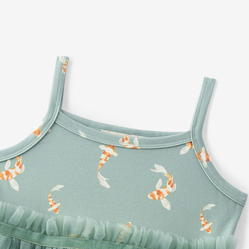 Swimming Koi Cotton Stretch Ballet Dress