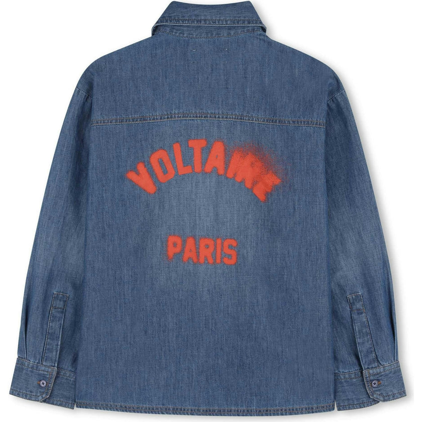 ZADIG & VOLTAIRE Soft Chambray Shirt - Denim Blue