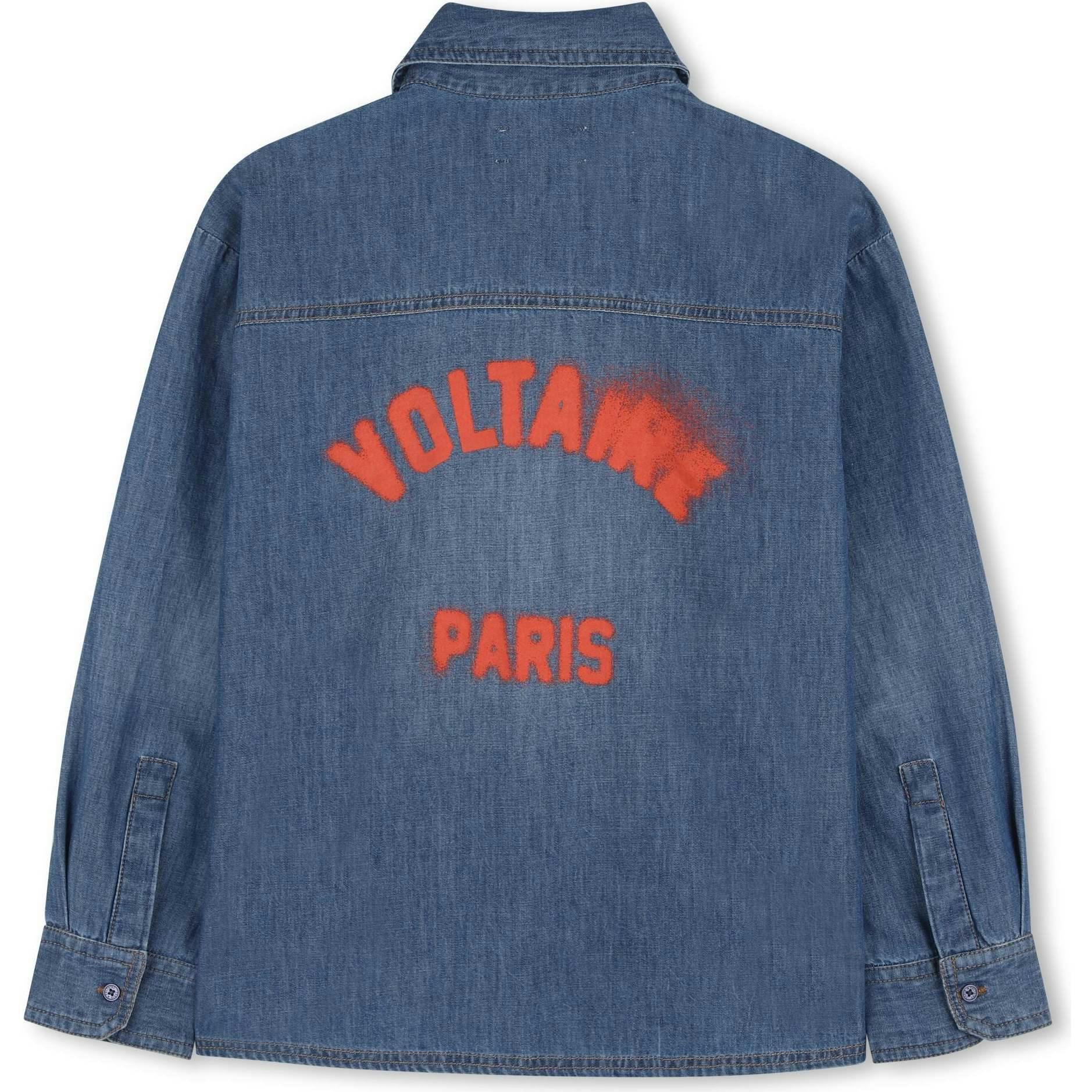 ZADIG & VOLTAIRE Soft Chambray Shirt - Denim Blue