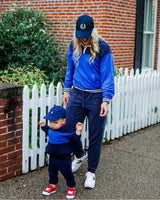 Customizable Bow Baseball Hat in Nellie Navy (Women)