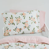 Cotton Muslin Pillowcase 2 Pack - Watercolor Roses Grande 2