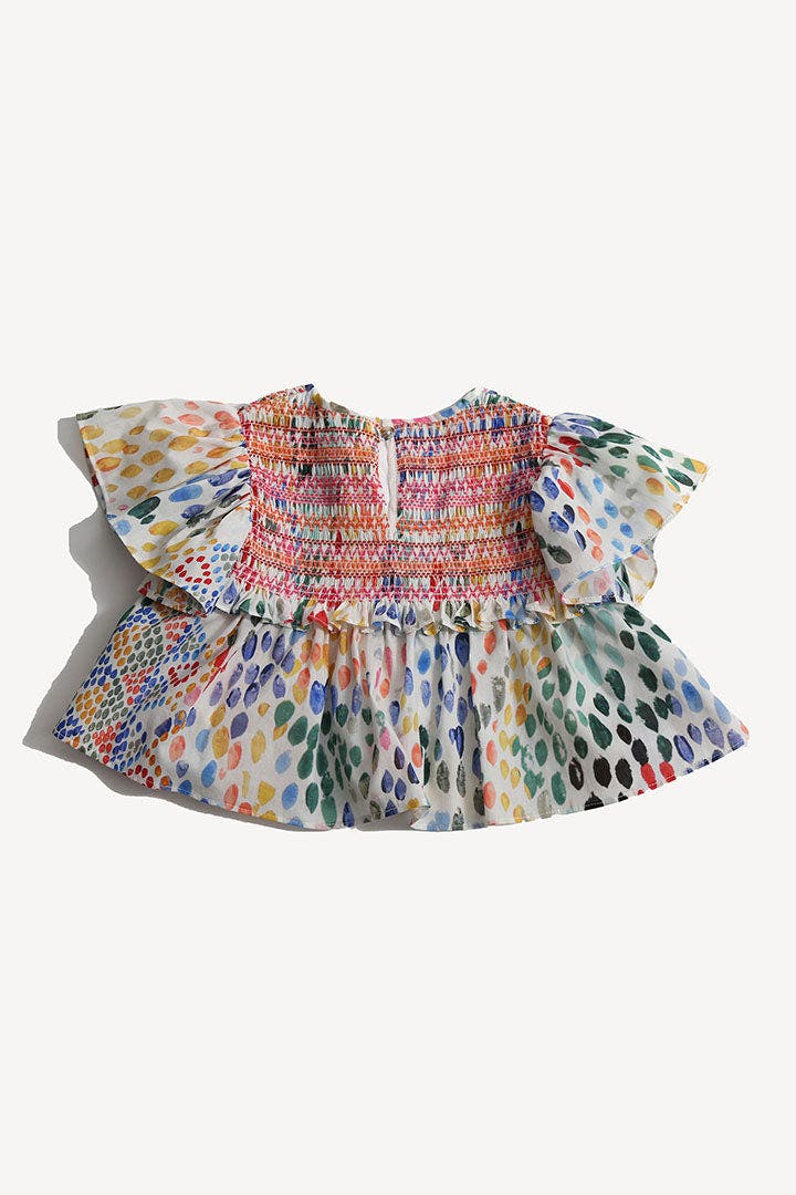 BABY SOFIA SMOCKED BLOUSE