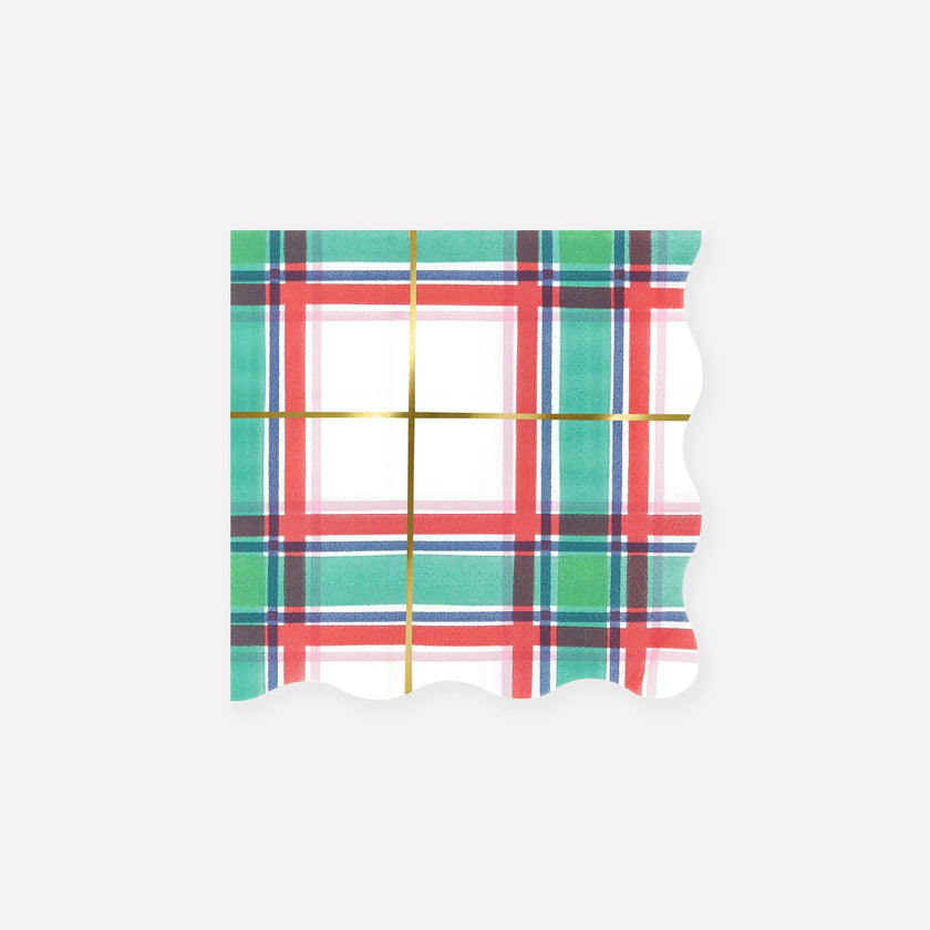 Plaid Small Napkins