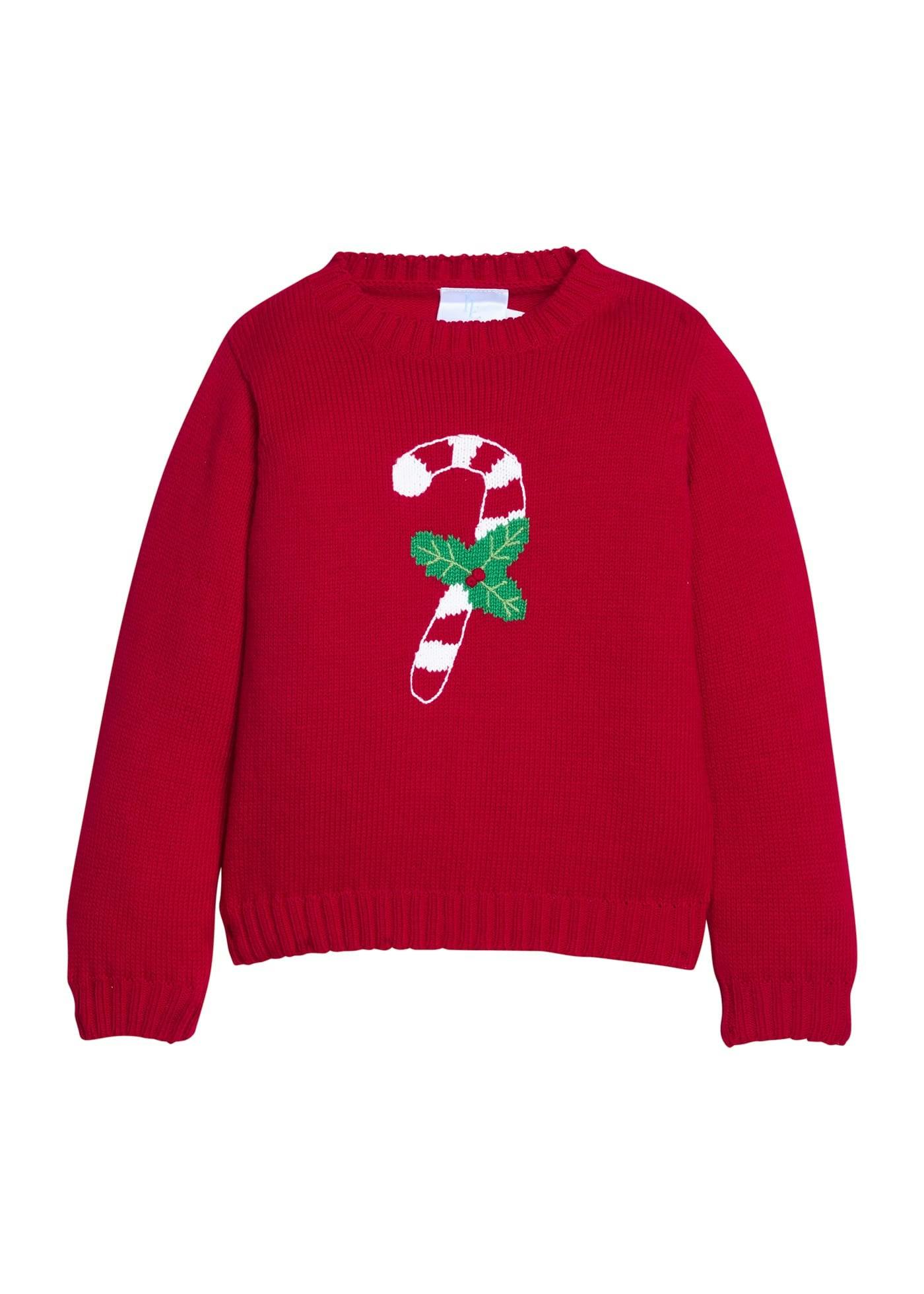 Intarsia Sweater - Candy Cane