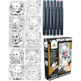 Artissimo - Layout And Markers Kawaii Animals - 10y+