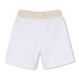 White & Beige Polo Baby Set