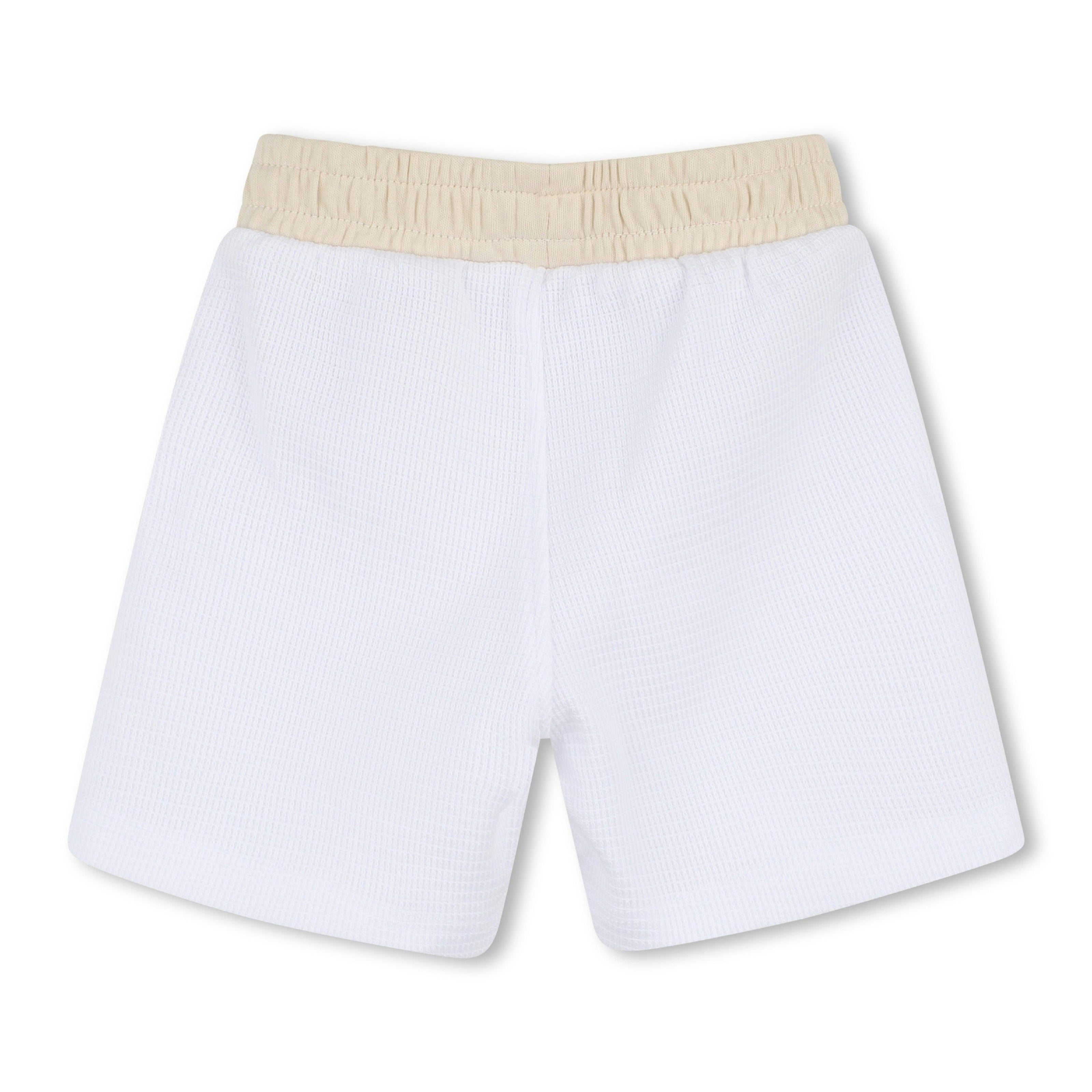White & Beige Polo Baby Set