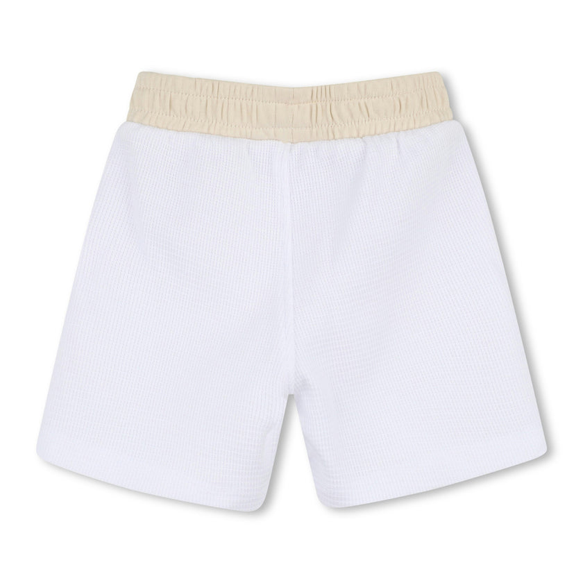 White & Beige Polo Baby Set