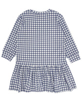 Jules Gingham Hacci Dress - Crown Blue