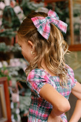 Hair Bows in Vibrant Plaid