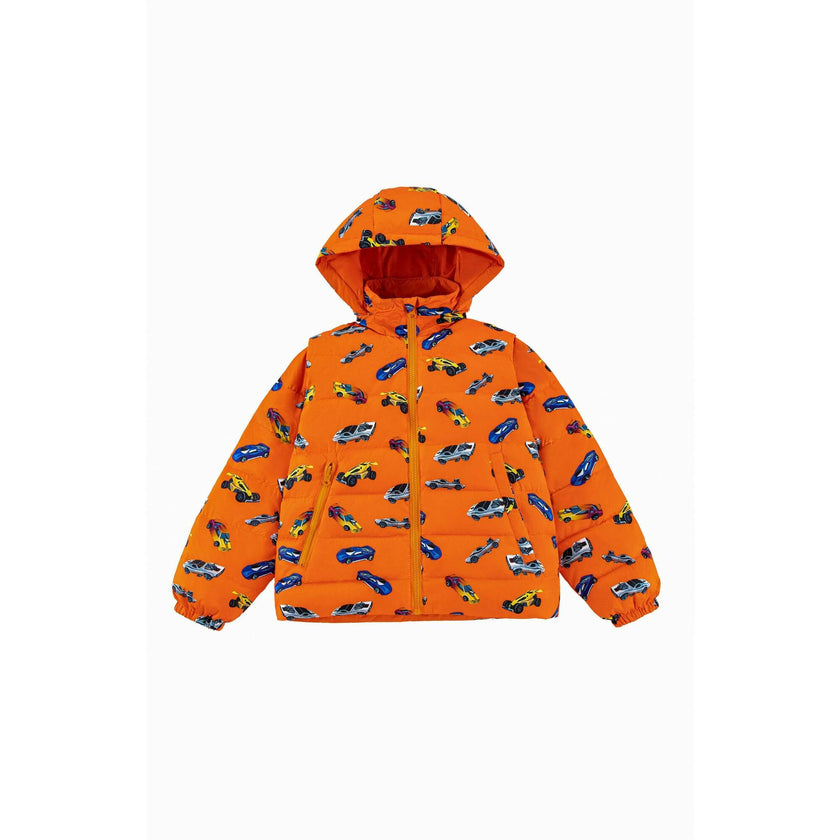 Tanner Reversible Detachable Light Puffer/Vest, Hot Rod