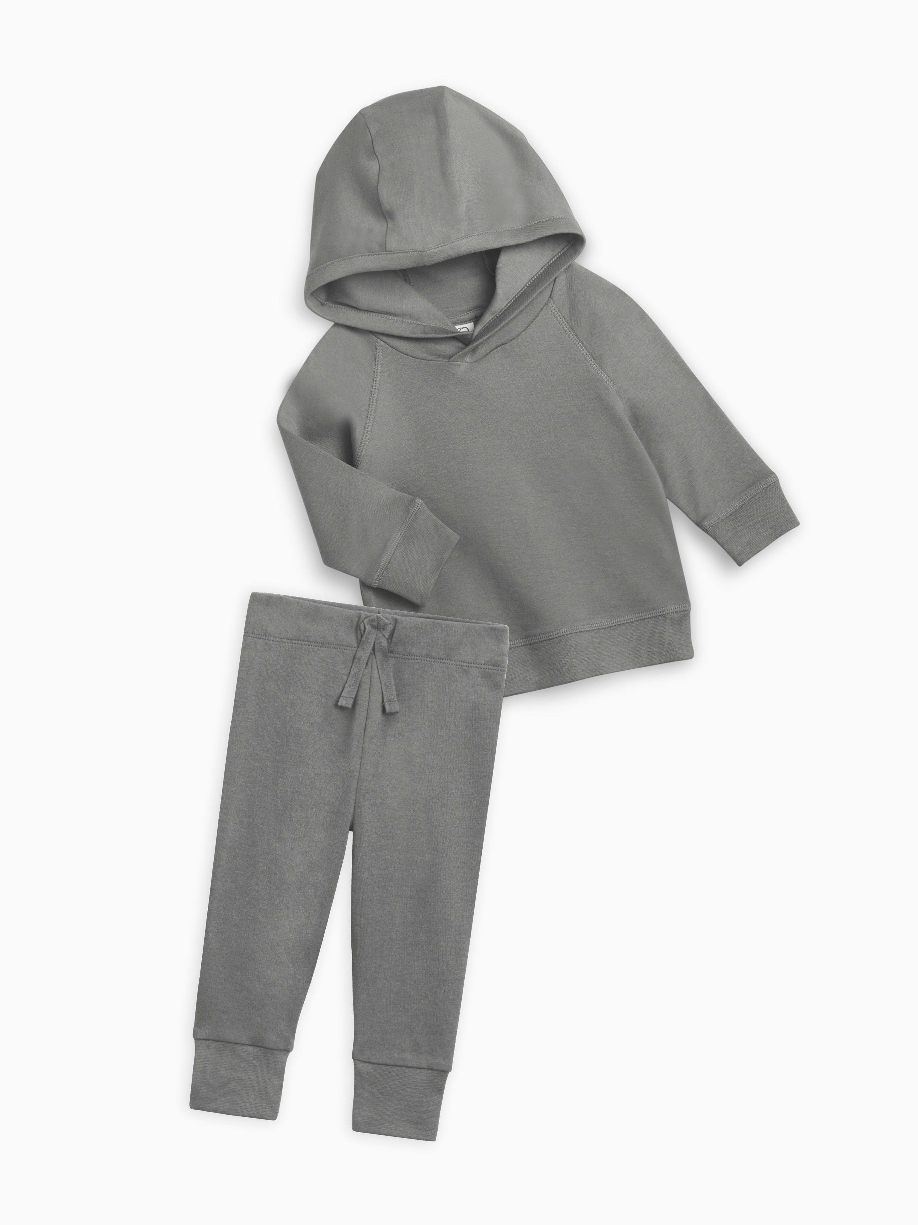 Organic Infant Lightweight Hoodie and Pant Set