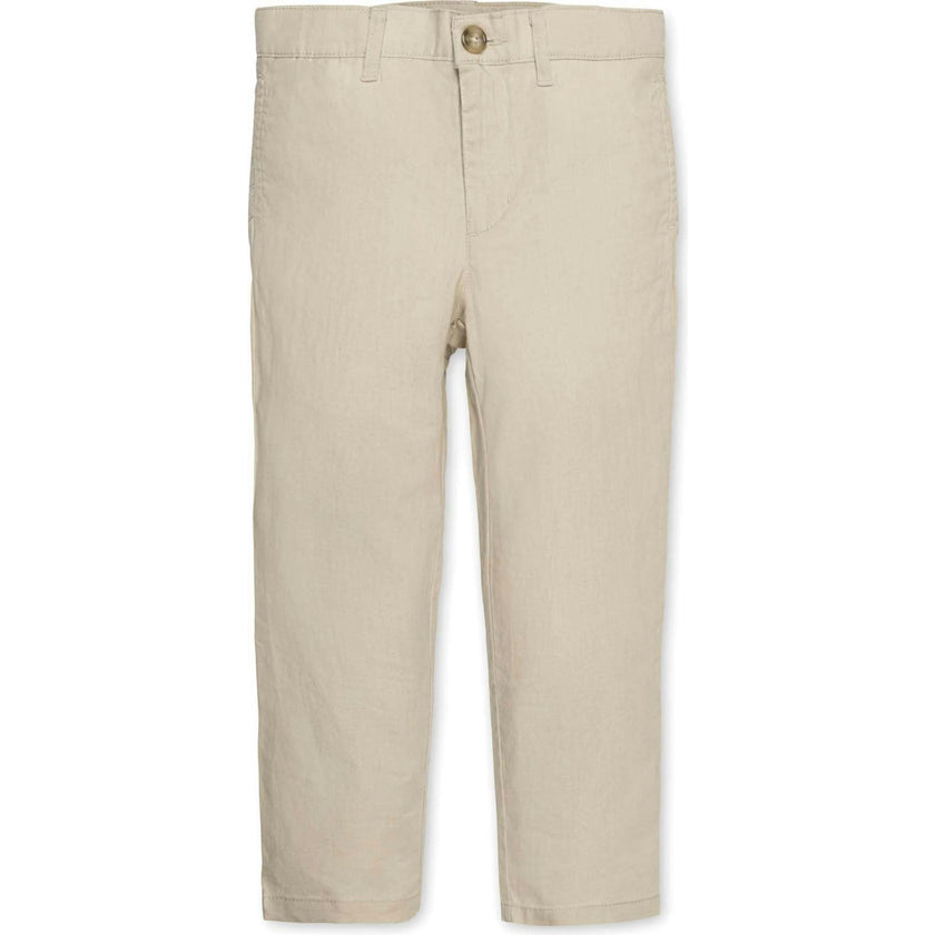 Linen Suit Pant, Brown