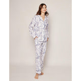 Women's Twill Pajama Set in Timeless Toile