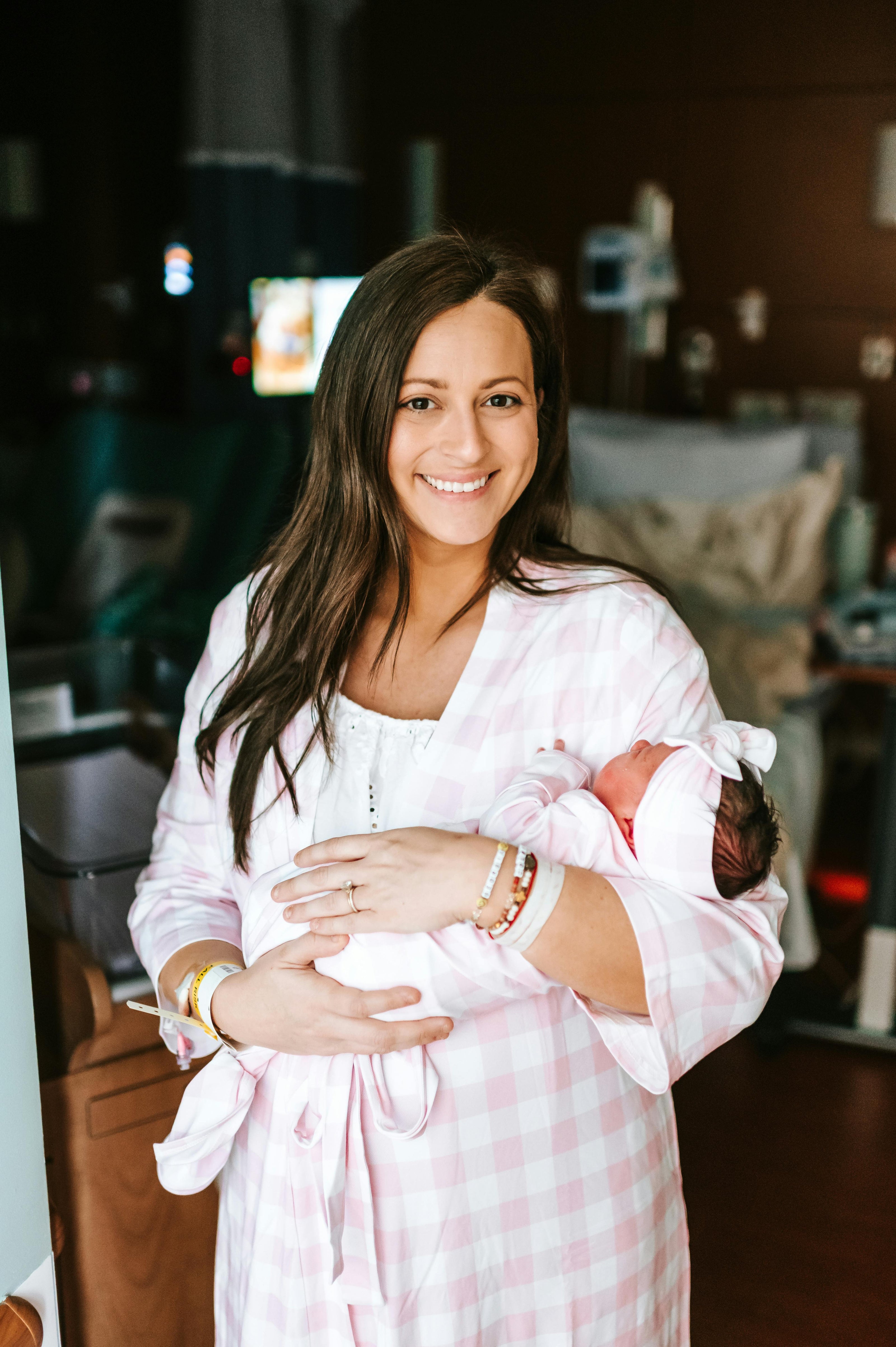 Mommy Robe - Sunday Picnic Pink Blush