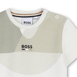 Ivory Graphic Pattern T-Shirt