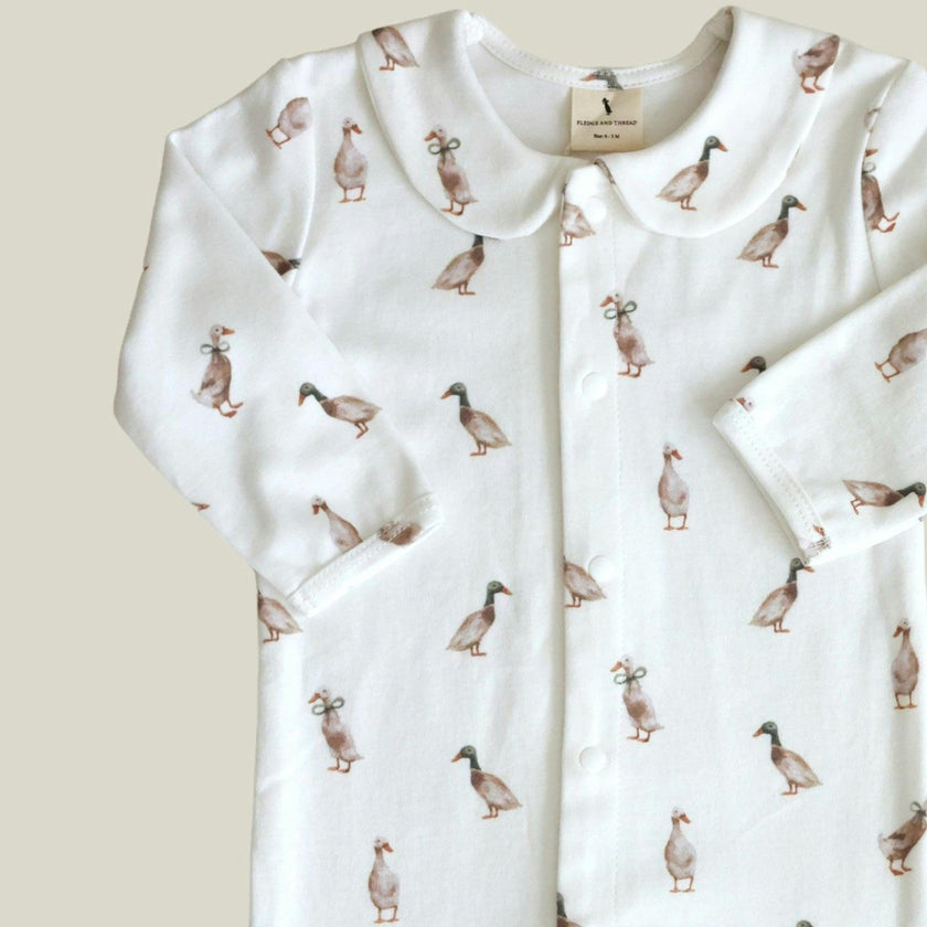 Cotton Babygrow - Duck