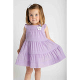 Crinkle Lawn Dress With Flower