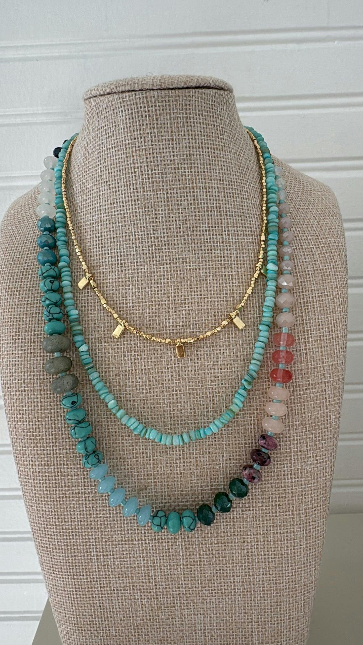 Turquoise Tides Necklace Bundle (all three necklaces included)