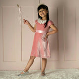 Lace Collar Velvet Dress