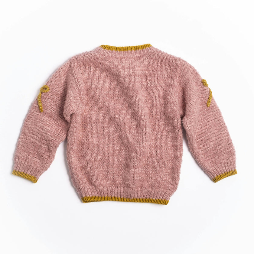 Bow Sweater in Stardust
