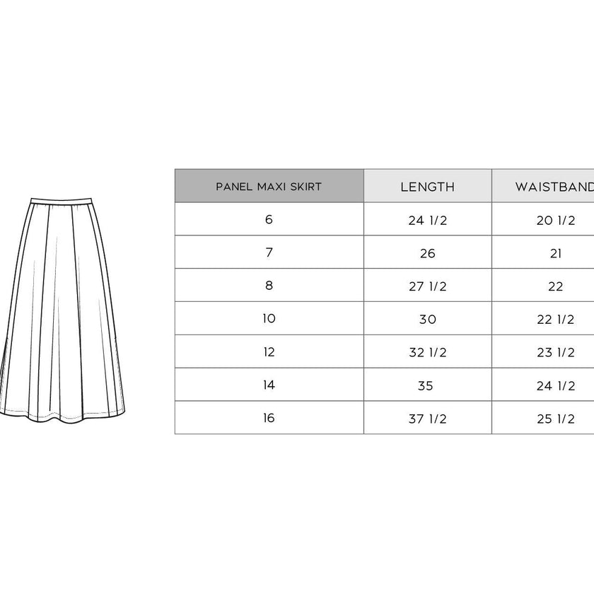 Panel Maxi Skirt