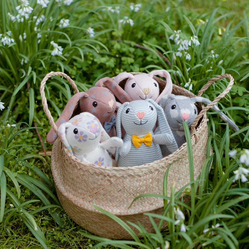 Organic Knit Patterned Bunnies