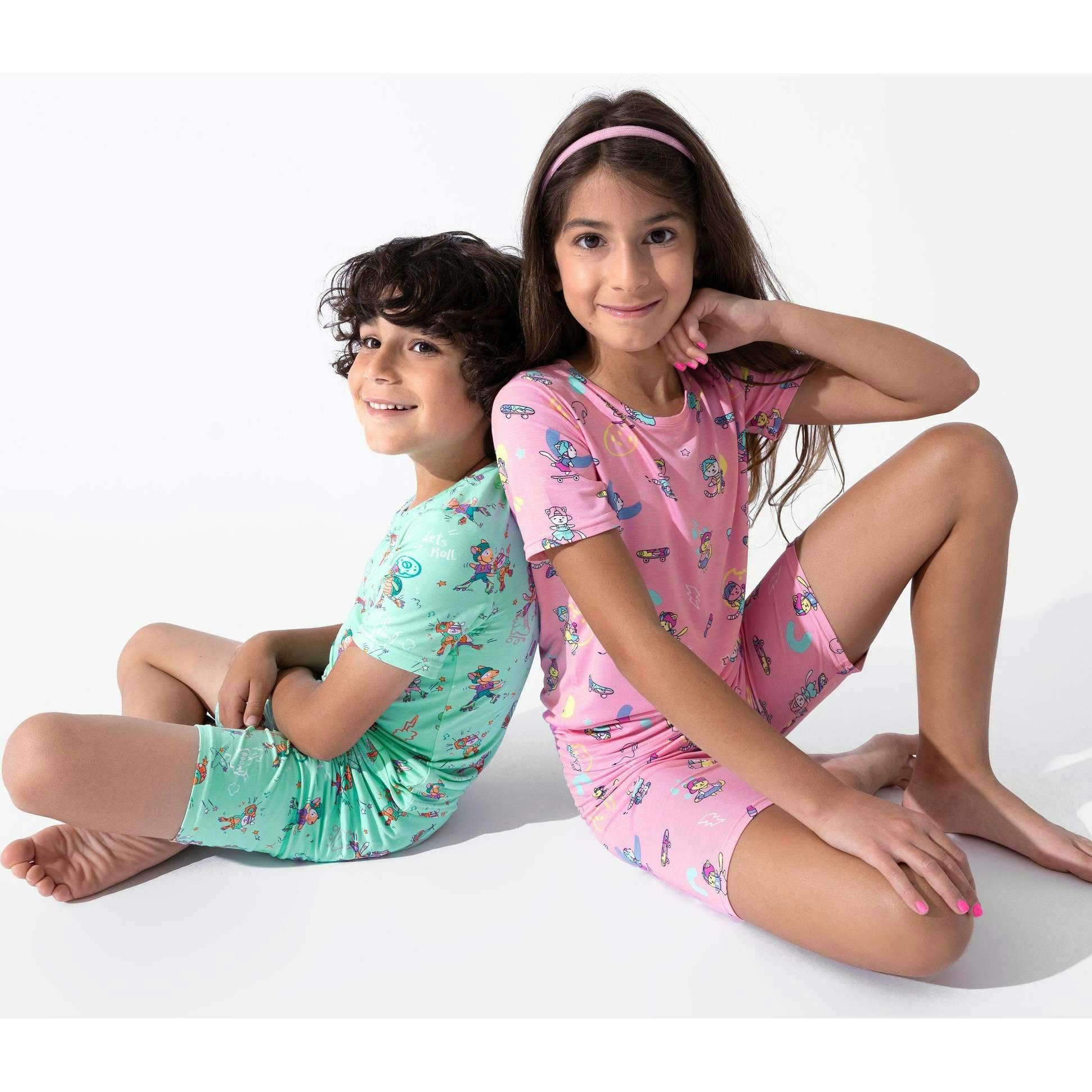 Roller Pet Pals Bamboo Kids Pajama Short Set