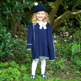 Navy Boucle Sparkle Jacket