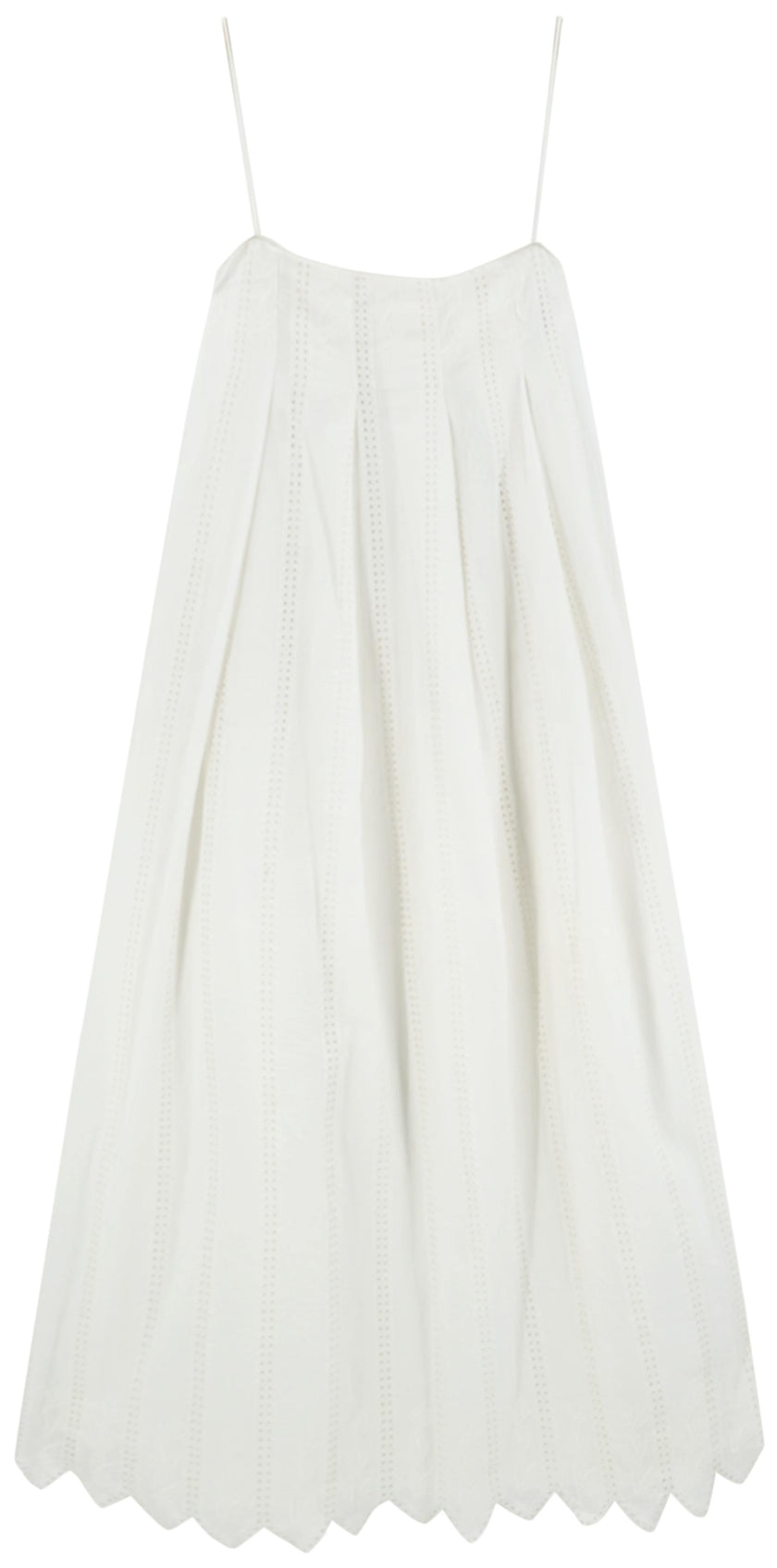 Zuma Dress in White Vine Eyelet