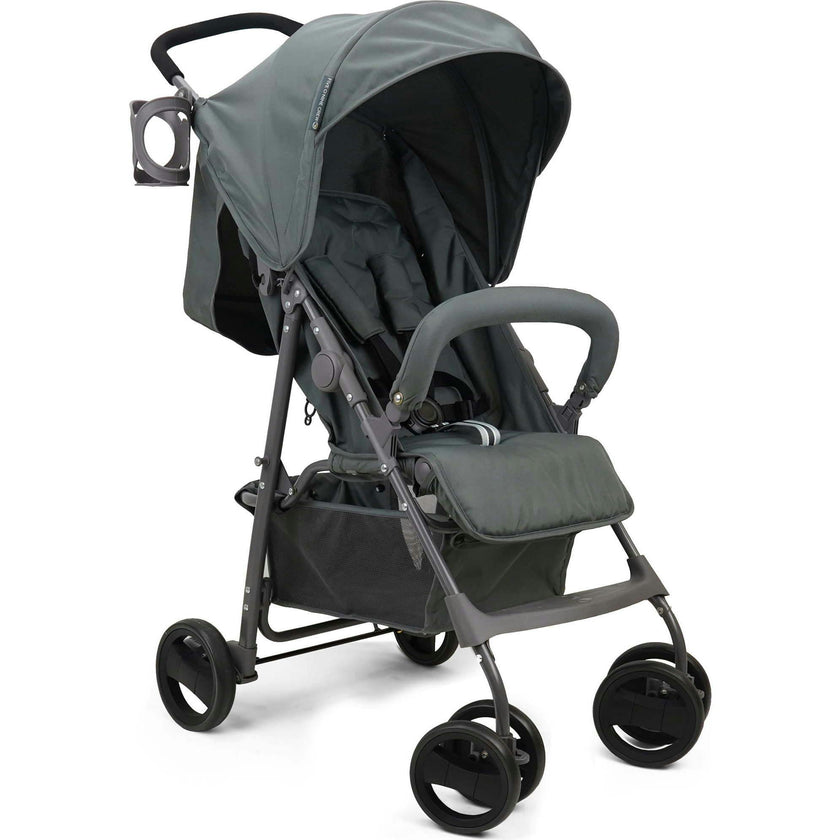 Kids Lightweight Stroller With Extra-Large Canopy - Storage Basket