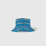 Reversible Kids Bucket Hat – Ice Cream Print | Summer Hat for Kids with 2-in-1 Design, Appliqué Patch & All-Over Print