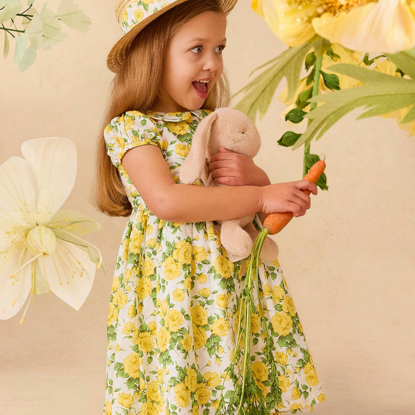 Carline Rose Dress Yellow