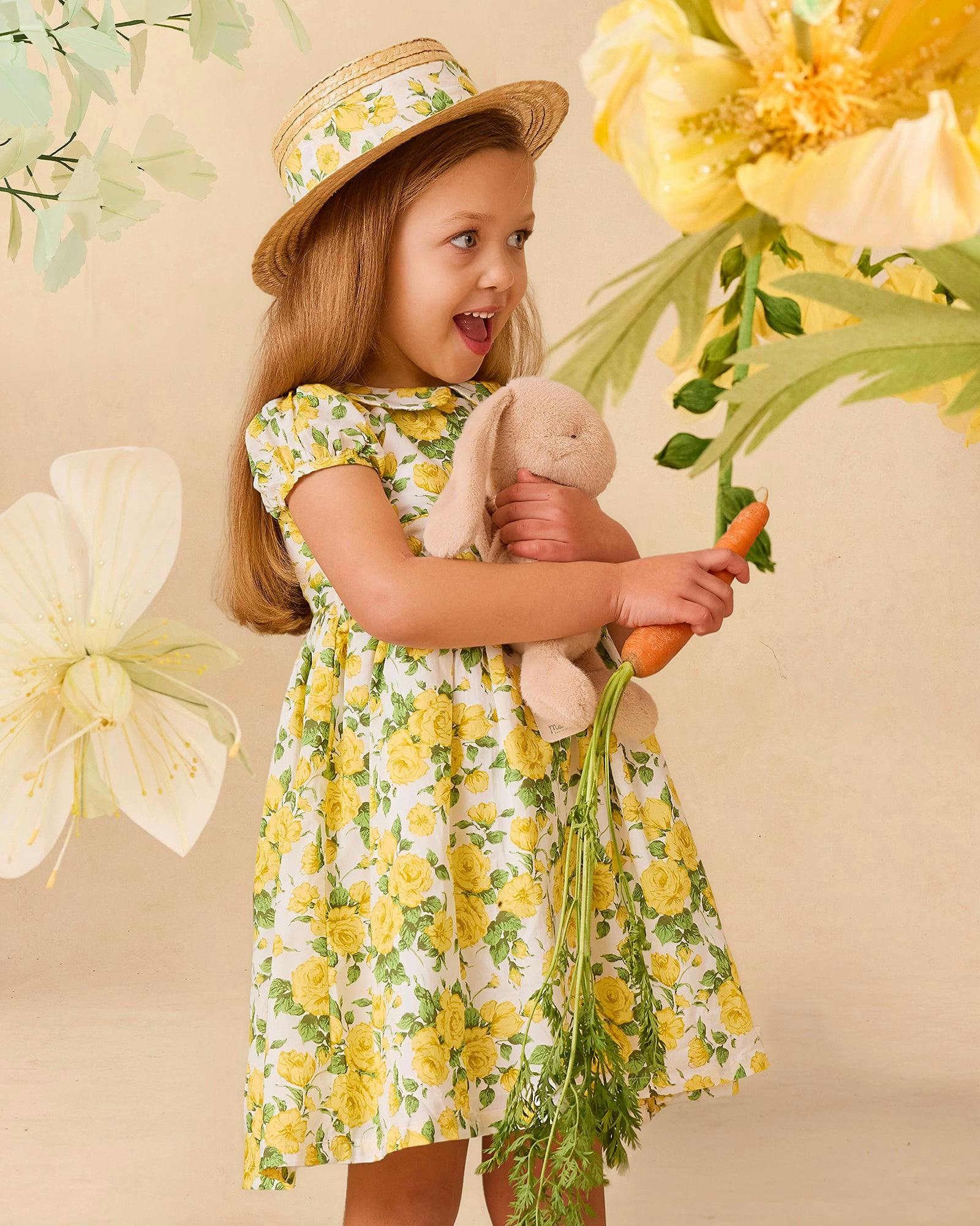 Carline Rose Dress Yellow