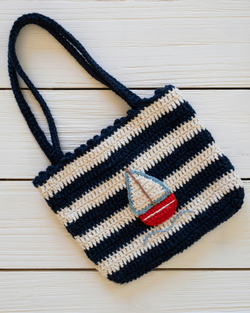 Crochet Purse in Sail Away