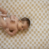 Cotton Muslin Crib Sheet - Adobe Checker