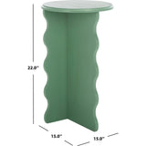 Lilith Wavy Accent Table