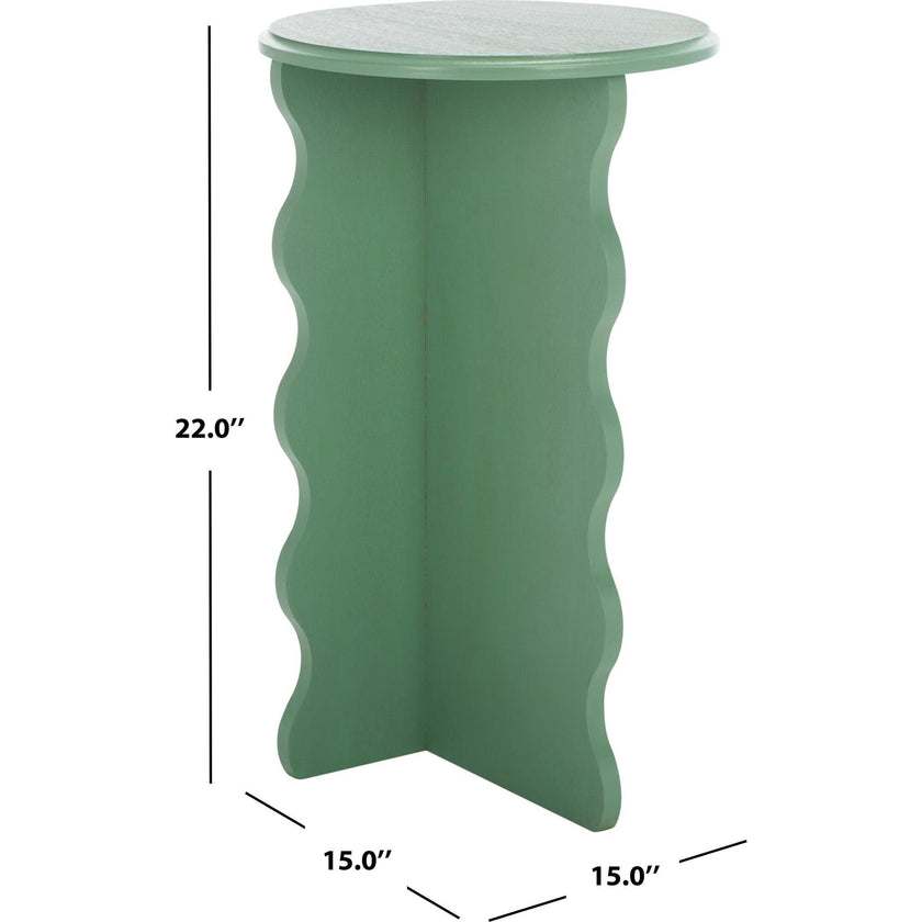 Lilith Wavy Accent Table