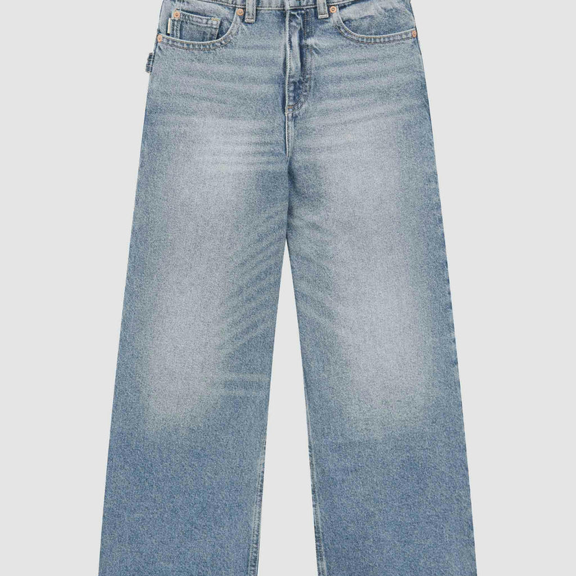 Zeke Wide Leg Jeans | Aged Mid