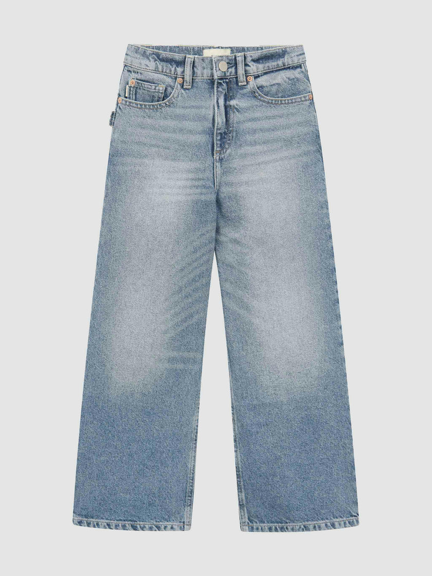Zeke Wide Leg Jeans | Aged Mid