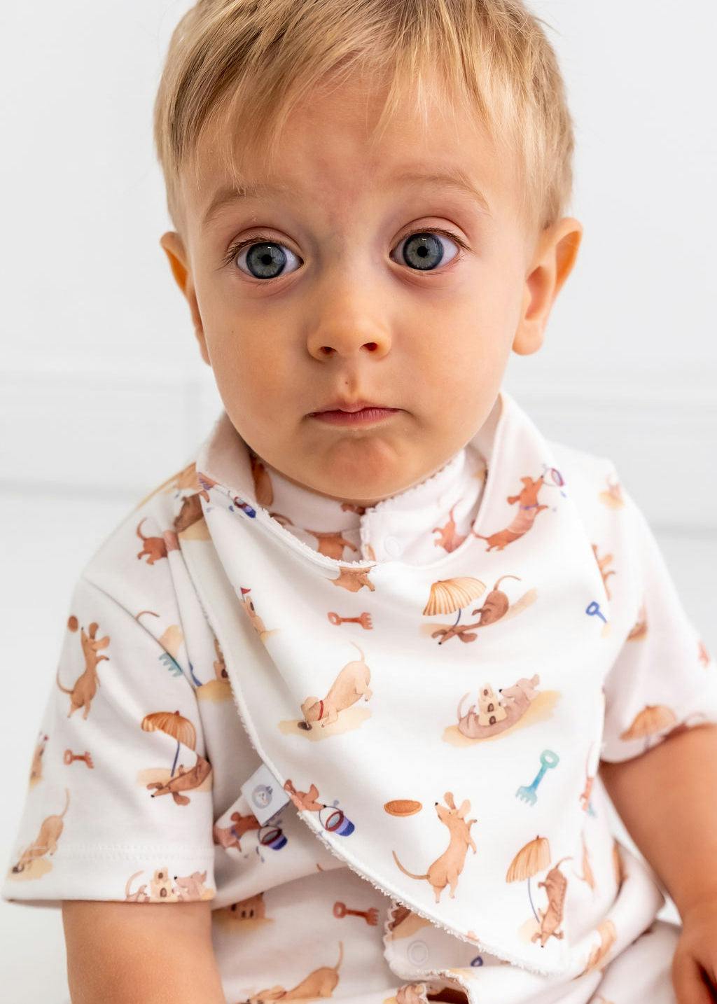 Sailors Pima Cotton Baby Bib